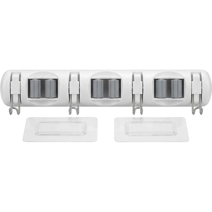 Evav Adhesive Wall Hook Rail with 4 Grip Clips and 5 Hooks 38 cm - Product view
